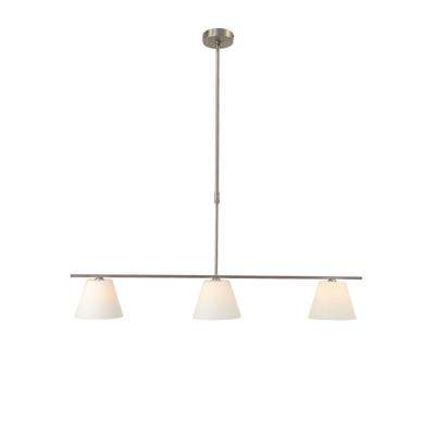 Masterlight Eetkamer lampCalabro 3-lichts nikkel - 2913-37-06-3