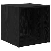 TV-kast met opslag 2 pcs Zwart 37 x 35 x 37 cm Bewerkt hout - thumbnail