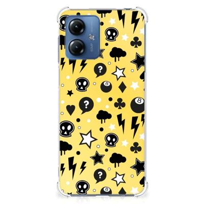 Extreme Case Motorola Moto G14 Punk Geel Extreme Case Motorola Moto G14 Punk Geel
