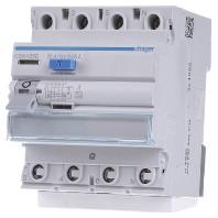 Hager CDS425D Aardlekschakelaar A 4-polig 25 A 0.03 A 400 V