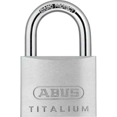 ABUS Cilinderhangslot | breedte slotlichaam 50 mm | Titalium verschillendsluitend | 1 stuk - 77086 77086 ABUS Cilinderhangslot | breedte slotlichaam 50 mm | Titalium verschillendsluitend | 1 stuk - 77086 77086