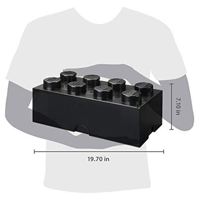 Room Copenhagen LEGO Storage Brick 8 Zwart opbergdoos Room Copenhagen LEGO Storage Brick 8 Zwart opbergdoos