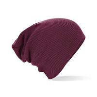 Beechfield CB461 Slouch Beanie - Burgundy - One Size - thumbnail