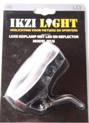 Ikzi Koplamp reflector kroonboutbevestiging 2x led wit