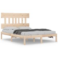 Bedframe massief hout 140x190 cm - thumbnail