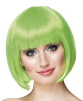 Pruik bobline cabaret groen - thumbnail