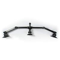 Nedis ergotmm100bk ergonomische monitorbeugel drie monitor-armen draai- en kantelbaar zwart - thumbnail