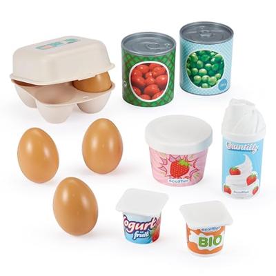 Ecoiffier gevulde boodschappenmand - 12dlg.