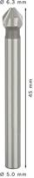 Bosch Accessories Bosch Power Tools 2608597504 Kegelverzinkboor 6.3 mm HSS Cilinderschacht 1 stuk(s) - thumbnail