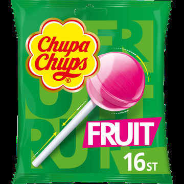 Chupa Chups Fruit 16 stuks bij Jumbo Chupa Chups Fruit 16 stuks bij Jumbo
