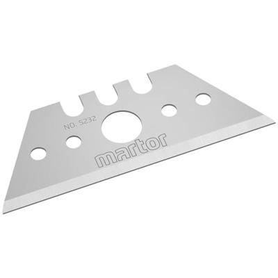 Martor Trapeziummes | L53xB19xS0,63mm | met perforatie | 10 stuks / dispenser - 5232.70 - 5232.70 Martor Trapeziummes | L53xB19xS0,63mm | met perforatie | 10 stuks / dispenser - 5232.70 - 5232.70