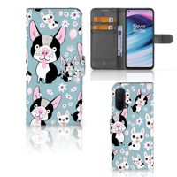 OnePlus Nord CE 5G | Telefoonhoesje | Met pasjeshouder | Hondjes - thumbnail