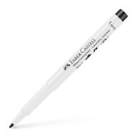 Faber Castell Wasmarkeerstift zwart - ronde punt - thumbnail