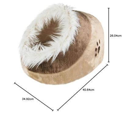 TRIXIE KATTENMAND IGLO MINOU BEIGE / BRUIN