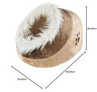 Trixie kattenmand iglo minou beige / bruin - thumbnail