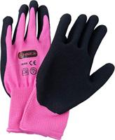 Connex Handschoen Tuin Latex Roze Gr07 - COX938577 - thumbnail
