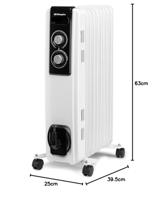 Verwarming Orbegozo RF2000 2000 W Wit - thumbnail