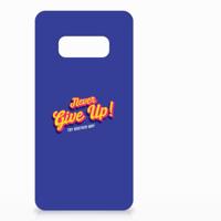Samsung Galaxy S10e | Siliconen hoesje | met naam Never Give Up - thumbnail