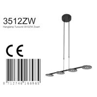 Steinhauer Zwarte led kantoor lampTuround - 3512ZW - thumbnail