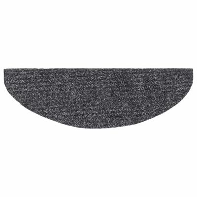 Trapmatten zelfklevend 30 st 65x21x4 cm donkergrijs