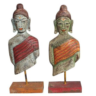 Decoratieve figuren DKD Home Decor 18 x 9 x 47 cm Boeddha Orientaals (2 Stuks) Decoratieve figuren DKD Home Decor 18 x 9 x 47 cm Boeddha Orientaals (2 Stuks)