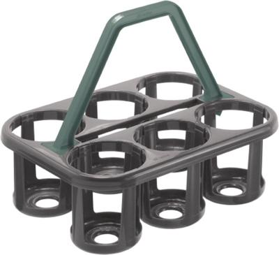 Rotho Flessendrager Basic grijs/groen Rotho Flessendrager Basic grijs/groen