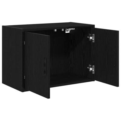 VidaXL Garagewandkasten 2 st spaanplaat zwart VidaXL Garagewandkasten 2 st spaanplaat zwart