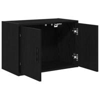Garagewandkast spaanplaat zwart - thumbnail