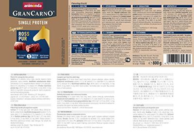 Animonda GranCarno Adult Ross Pur 800g (hoeveelheid: 6 per besteleenheid)