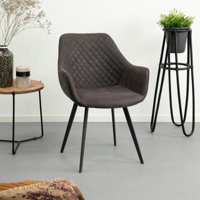 Sohome Eetkamerstoel 'Ayla' kleur Antraciet Sohome Eetkamerstoel 'Ayla' kleur Antraciet