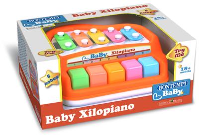 Bontempi Toyband xylopiano 16 cm oranje Bontempi Toyband xylopiano 16 cm oranje