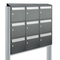 Allux Flow Set 3-Breed, 3-Hoog Met Dak Op Statief Antraciet - 40040065_3x3ds - thumbnail