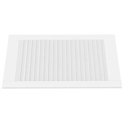 Kastdeuren met lamellen 4 st 69x39,4 cm massief grenenhout wit Kastdeuren met lamellen 4 st 69x39,4 cm massief grenenhout wit