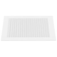 Kastdeuren met lamellen 4 st 69x39,4 cm massief grenenhout wit - thumbnail