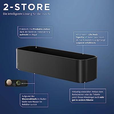 Douchemand Tiger 2-Store 35 cm Zwart Douchemand Tiger 2-Store 35 cm Zwart