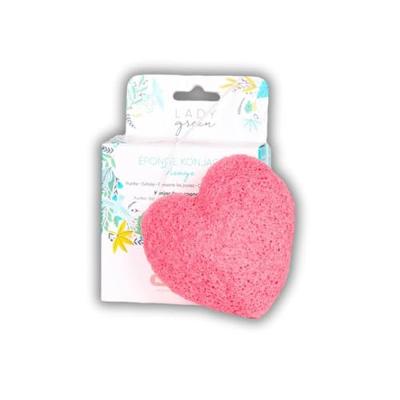 Konjac gezichtsspons rose