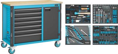 Hazet 179NW-7/230 Verrijdbare werkbank 179NW-7/230 (l x b x h) 600 x 1150 x 964 mm Hazet 179NW-7/230 Verrijdbare werkbank 179NW-7/230 (l x b x h) 600 x 1150 x 964 mm