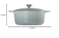 LE CREUSET - Signature - Braadpan rond 28cm 6,70l Sea Salt - thumbnail
