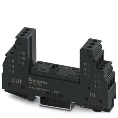 Phoenix Contact 2839363 PT 4X1-BE Overspanningsveilige sokkel Set van 10 stuks Overspanningsbeveiliging voor: Verdeelkast 10 stuk(s) Phoenix Contact 2839363 PT 4X1-BE Overspanningsveilige sokkel Set van 10 stuks Overspanningsbeveiliging voor: Verdeelkast 10 stuk(s)