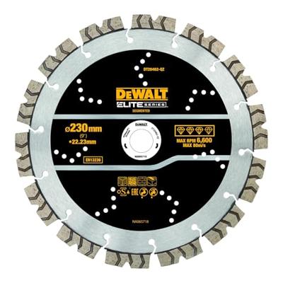 DeWalt DT20462-QZ Elite Diamantblad | Gesegmenteerd | 230 mm |Universeel - DT20462-QZ DeWalt DT20462-QZ Elite Diamantblad | Gesegmenteerd | 230 mm |Universeel - DT20462-QZ