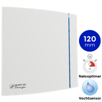 Design Badkamerventilator Soler & Palau Silent (200chz) - Ø 120mm - Met Timer + Vochtsensor - thumbnail