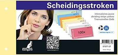 Kangaro 07071-07 Scheidingsstrook 2-gaats 120x225 180g RC Geel