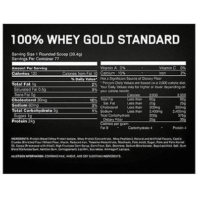 Gold Standard 100% Whey Protein | Optimum Nutrition | 2270g