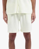 Croyez Homme Zeplin Seersucker Shorts Cr1-hs25-11 Korte Broeken 333 Off-white - thumbnail