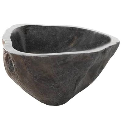 Wastafel ovaal (37-46)x(29-36) cm riviersteen