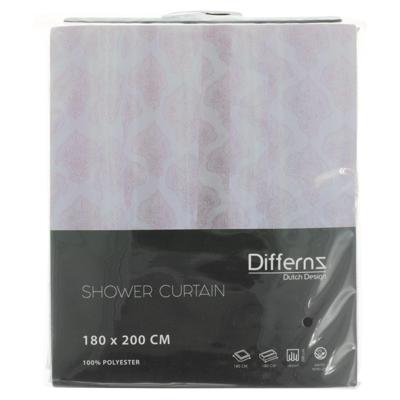 Douchegordijn Differnz Boho Polyester 180x200 cm Roze Differnz