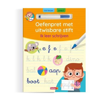 Deltas Oefenpret met uitwasbare stift - ik leer schrijven