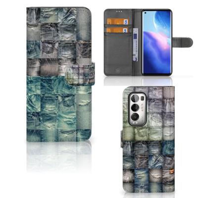 Wallet Case met Pasjes OPPO Find X3 Neo 5G Spijkerbroeken