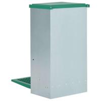 Pluimveevoerbak automatisch met pedaal 20 kg - thumbnail