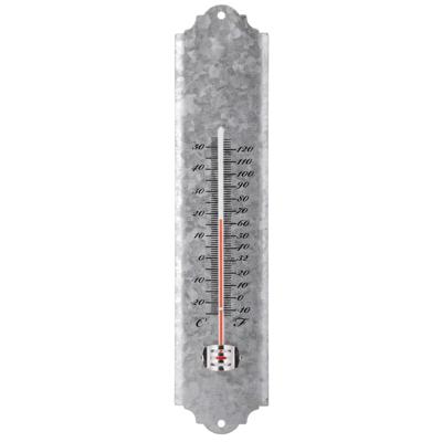 Esschert Design wandthermometer 30 cm schrootzink oz10